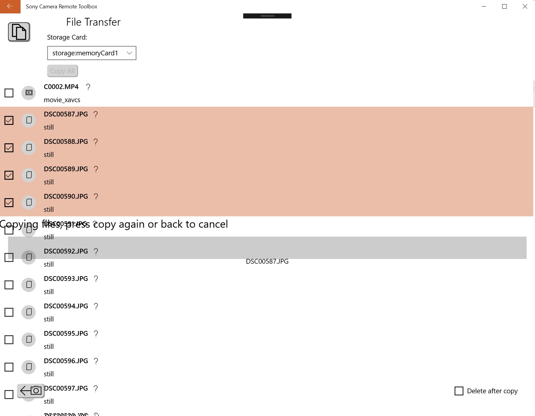 File Copy page 3 Screenshot